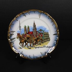Octoberfest Munich Germany Collector Plate purchased in 80s Mitterteich Bavaria